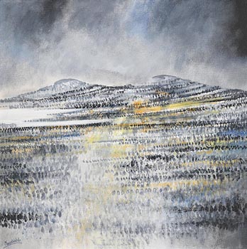 Manus Walsh, Winter Frost on the Burren at Morgan O'Driscoll Art Auctions