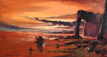 Arthur K. Maderson, Sunset (1972) at Morgan O'Driscoll Art Auctions