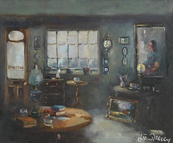 Liam Treacy, Interior of the Artist's Home at Morgan O'Driscoll Art Auctions