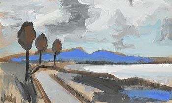 Markey Robinson, Coastal Road at Morgan O'Driscoll Art Auctions