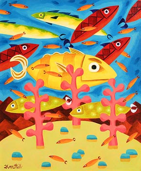 Graham Knuttel (1954-2023), Coral Reef at Morgan O'Driscoll Art Auctions