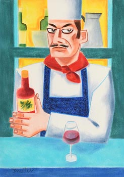 Graham Knuttel (1954-2023), Wine or Sauce at Morgan O'Driscoll Art Auctions