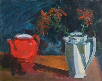 Brian Ballard, Red Teapot (2017) at Morgan O'Driscoll Art Auctions