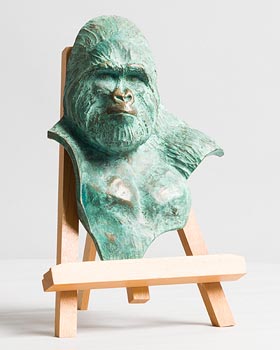 Sylvie Icher, Gorille Portrait (2018) at Morgan O'Driscoll Art Auctions