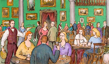 The Green Room, Shelbourne Hotel at Morgan O'Driscoll Art Auctions