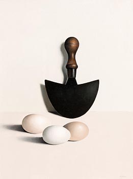 Liam Belton, Herb Cutter and Eggs (2005) at Morgan O'Driscoll Art Auctions