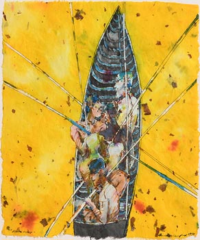 Charles Harper, Boat (1990) at Morgan O'Driscoll Art Auctions
