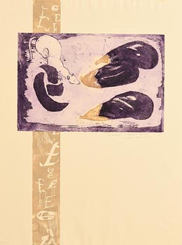 Patrick Hickey, The Alphabet E - Ermine and Egg Plant (1987-88) at Morgan O'Driscoll Art Auctions