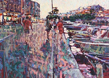 Arthur K. Maderson, On the Promenade at Morgan O'Driscoll Art Auctions