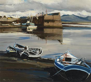 Low Water, Roundstone, Co Galway (1987) at Morgan O'Driscoll Art Auctions