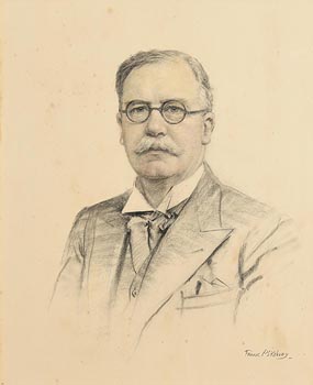 Frank McKelvey, Portrait of Sir Thomas Houston at Morgan O'Driscoll Art Auctions