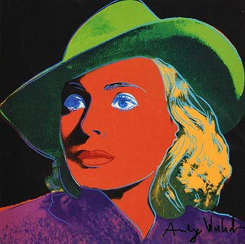 Andy Warhol, Ingrid Bergman (1983) at Morgan O'Driscoll Art Auctions