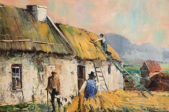 Anne Tallentire, Thatching at Morgan O'Driscoll Art Auctions