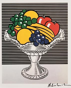 Roy Lichtenstein, Still Life with Crystal Bowl (1982) at Morgan O'Driscoll Art Auctions