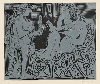 Pablo Picasso, Deux Femmes (Bloch 915) (1962) at Morgan O'Driscoll Art Auctions