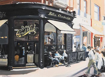 David McElhinney, Butler's Chocolates Cafe at Morgan O'Driscoll Art Auctions