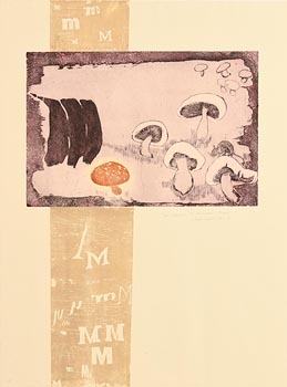 Patrick Hickey, The Alphabet M - Mushrooms and Mouse (1987-88) at Morgan O'Driscoll Art Auctions