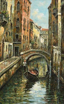 Loris Vendramin, Gondola, Venice at Morgan O'Driscoll Art Auctions