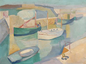 Father Jack P. Hanlon, Boats in the Afternoon (1943) at Morgan O'Driscoll Art Auctions