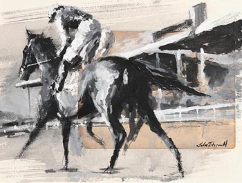 The Curragh - Going Out at Morgan O'Driscoll Art Auctions