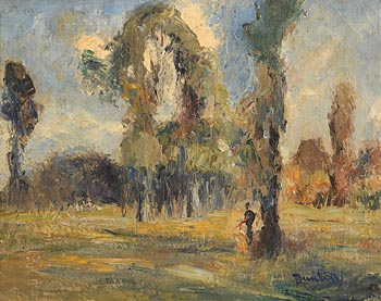 Ronald Ossory Dunlop, Figures in the Shade of a Tree at Morgan O'Driscoll Art Auctions