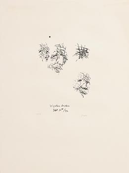 Henry Moore, Sketches of W.H. Auden (1973) at Morgan O'Driscoll Art Auctions