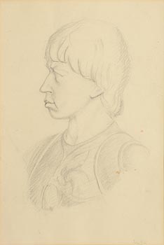 John Luke, Study of a Roman at Morgan O'Driscoll Art Auctions