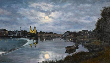 Neville Henderson, Athlone in the Moonlight (2002) at Morgan O'Driscoll Art Auctions