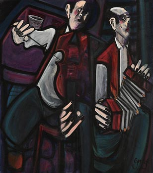 George Dunne, The Musicians at Morgan O'Driscoll Art Auctions