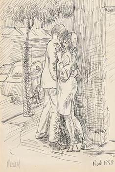 Patrick Leonard, The Embrace, Rush (1948) at Morgan O'Driscoll Art Auctions