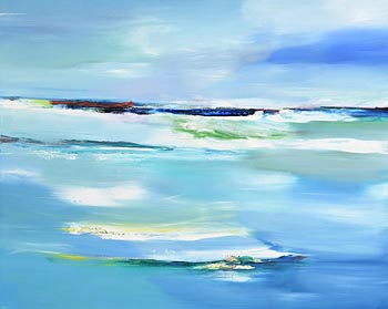 Majella O'Neill Collins, View from Dock Pier Sherkin (2018) at Morgan O'Driscoll Art Auctions