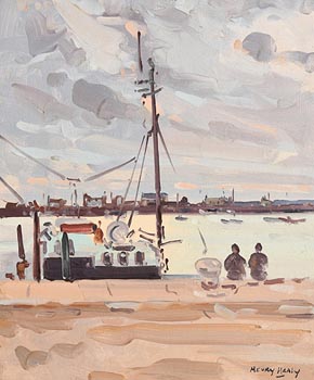Henry Healy, West Pier, Howth at Morgan O'Driscoll Art Auctions