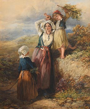 Francis William Topham, Near Brittany (1857) at Morgan O'Driscoll Art Auctions