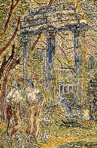 Basil Ivan Rakoczi, La Colonnade, Parc Monceau, Paris (1948) at Morgan O'Driscoll Art Auctions