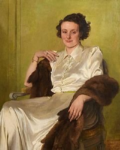 Sir Gerald Festus Kelly, Portrait of a Seated Lady at Morgan O'Driscoll Art Auctions