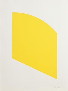 Ellsworth Kelly, Yellow (2004) at Morgan O'Driscoll Art Auctions