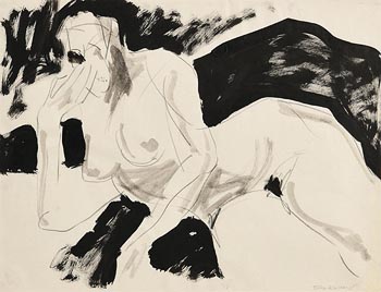 Reclining Female Nude at Morgan O'Driscoll Art Auctions