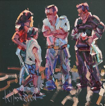 Arthur K. Maderson, Figures Against Evening Light at Morgan O'Driscoll Art Auctions