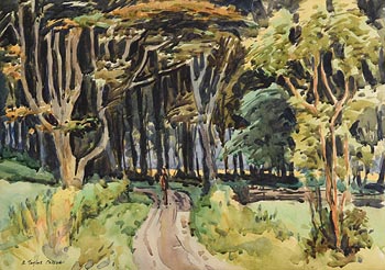Robert Taylor Carson, Woodland Path at Morgan O'Driscoll Art Auctions