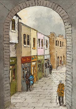 Tom Cullen, Merchants Arch, Temple Bar, Dublin at Morgan O'Driscoll Art Auctions