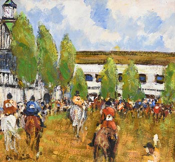 Des Murrie, The Horse Show, RDS at Morgan O'Driscoll Art Auctions