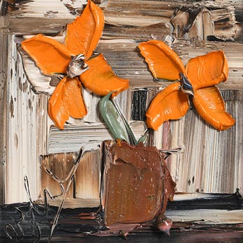 Orange Petals at Morgan O'Driscoll Art Auctions