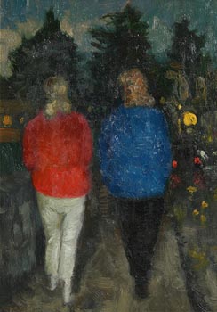 Patrick Leonard, Evening Stroll at Morgan O'Driscoll Art Auctions
