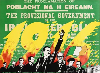 Robert Ballagh, The Proclamation of the Provisional Government of the Irish Republic (1990) at Morgan O'Driscoll Art Auctions