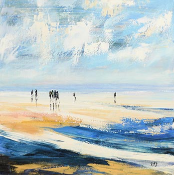 Paula McKinney, Summer on the Beach at Morgan O'Driscoll Art Auctions