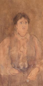 Mary Cottie Yeats, Portrait of a Lady at Morgan O'Driscoll Art Auctions