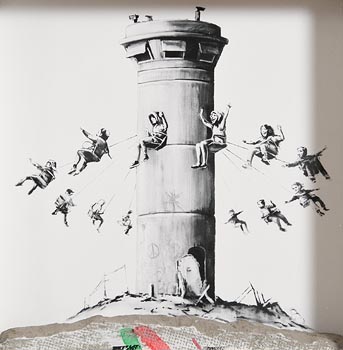 Banksy, Banksy Walled Off Hotel box set print (2017) at Morgan O'Driscoll Art Auctions
