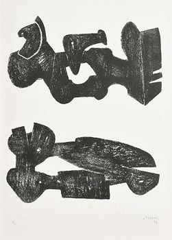 Henry Moore, Reclining Figures (1973) at Morgan O'Driscoll Art Auctions