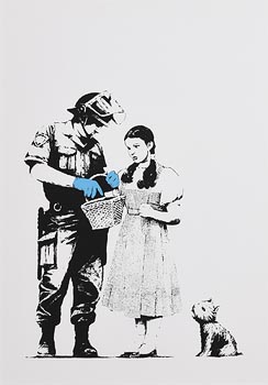 Banksy, Stop and Search at Morgan O'Driscoll Art Auctions