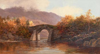 Alexander Williams, Brickeen Bridge, Killarney at Morgan O'Driscoll Art Auctions